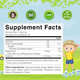 Foto 2 | Foto 2 | Suplemento Vitamatic Kids Magnesium Calm Gummies 60 Vegan - Venta Internacional.
