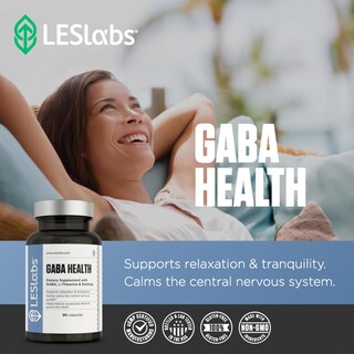 Foto 5 | Foto 5 | Suplemento Les Labs Gaba Health Calm Mind 90 Cápsulas - Venta Internacional.