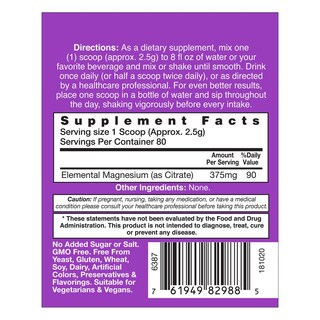 Foto 3 | Foto 3 | Suplemento Healthaid De Citrato De Magnesio En Polvo, 200 G, 80 Porciones - Venta Internacional.