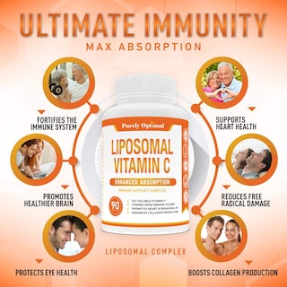 Foto 3 | Foto 3 | Suplemento De Vitamina C Liposomal Purely Optimal 1000 Mg 90 Cápsulas - Venta Internacional.