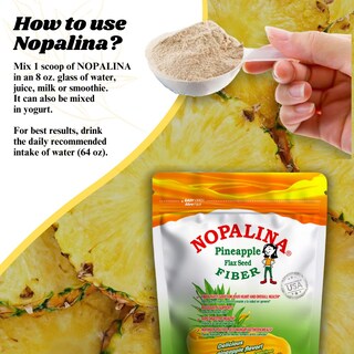Foto 6 | Foto 6 | Suplemento Nopalina Colon Detox Fiber, Sabor A Piña, 454 G - Venta Internacional.
