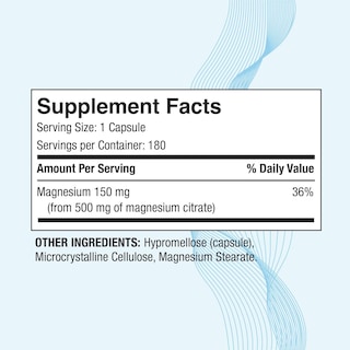 Foto 2 | Foto 2 | Suplemento De Citrato De Magnesio Puregen Labs 500 Mg 180 Cápsulas - Venta Internacional.