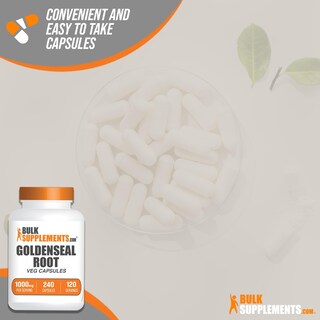 Foto 6 | Foto 6 | Suplemento Bulksupplements.com Goldenseal Root 240 Cápsulas - Venta Internacional.