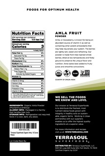 Foto 2 | Foto 2 | Amla Berry Powder Terrasoul Superfoods Organic, 2 Kg - Venta Internacional.