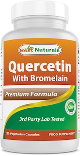 Foto 1 | Foto 1 | Suplemento Best Naturals Quercetina 800 Mg Con Bromelina 165 Mg - Venta Internacional.