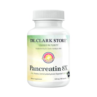 Foto 1 | Foto 1 | Suplemento Enzimático Dr. Clark Pancreatin 8 Veces 500 Mg 100 Cápsulas - Venta Internacional.