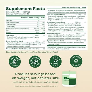 Foto 6 | Foto 6 | Suplemento Bloom Nutrition Superfood Greens Powder 30 Svg - Venta Internacional.
