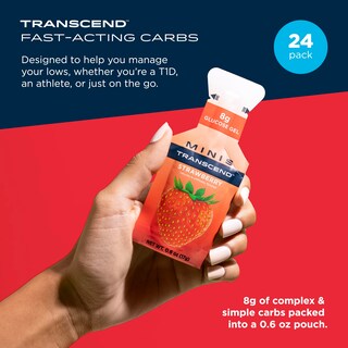 Foto 2 | Foto 2 | Gel Energético Transcend Foods Mini Fresa, 17 Ml (paquete De 24) - Venta Internacional.