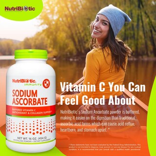 Foto 4 | Foto 4 | Vitamina C En Polvo Nutribiotic, Ascorbato De Sodio, 473 Ml - Venta Internacional.