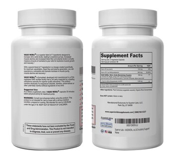 Foto 2 | Foto 2 | Suplemento De Óxido Nítrico Superior Labs Vasoworx 1600 Mg - Venta Internacional.