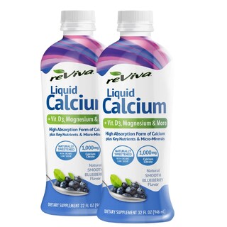 Foto 1 | Foto 1 | Suplemento De Calcio Líquido Reviva, Paquete Doble De 946 Ml Con Vitamina D - Venta Internacional.