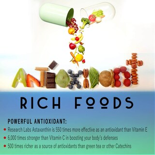 Foto 2 | Foto 2 | Astaxantina Natural De Triple Potencia De Supplement Research Labs - Venta Internacional.