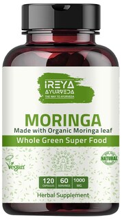 Foto 1 | Foto 1 | Suplemento Ireya Ayurveda Moringa En Cápsula 1000 Mg (120 Cápsulas) - Venta Internacional.