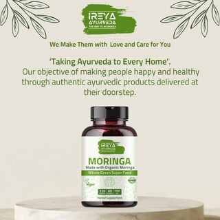 Foto 3 | Foto 3 | Suplemento Ireya Ayurveda Moringa En Cápsula 1000 Mg (120 Cápsulas) - Venta Internacional.