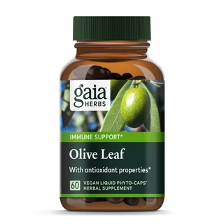 Foto 1 | Foto 1 | Suplemento De Extracto De Hoja De Olivo De Gaia Herbs 60 Cápsulas Veganas - Venta Internacional.