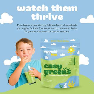 Foto 2 | Foto 2 | Suplemento Organifi Kids Easy Greens Con Probióticos, 15 Porciones - Venta Internacional.