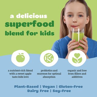 Foto 3 | Foto 3 | Suplemento Organifi Kids Easy Greens Con Probióticos, 15 Porciones - Venta Internacional.