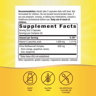 Foto 2 | Foto 2 | Suplemento De Vitamina C De Nature's Way, 1000 Mg, 100 Cápsulas - Venta Internacional.