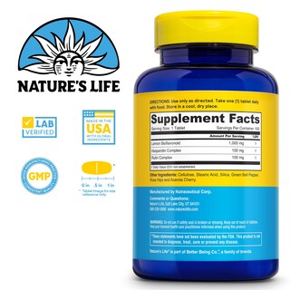 Foto 2 | Foto 2 | Suplemento De Bioflavonoides De Limón De Nature's Life, 1000 Mg, 100 Tabletas - Venta Internacional.