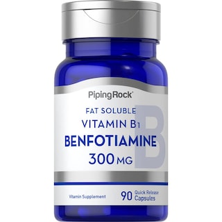 Foto 1 | Foto 1 | Suplemento Piping Rock Benfotiamina 300 Mg 90 Cápsulas - Venta Internacional.