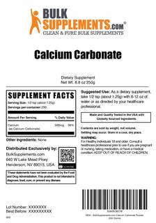 Foto 6 | Foto 6 | Suplementos De Calcio Bulksupplements.com Carbonato De Calcio - Venta Internacional.