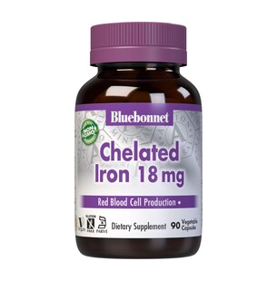 Foto 1 | Foto 1 | Suplemento Bluebonnet Nutrition De Hierro Quelado 18 Mg 90 Cápsulas - Venta Internacional.