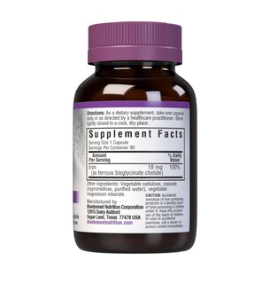 Foto 2 | Foto 2 | Suplemento Bluebonnet Nutrition De Hierro Quelado 18 Mg 90 Cápsulas - Venta Internacional.