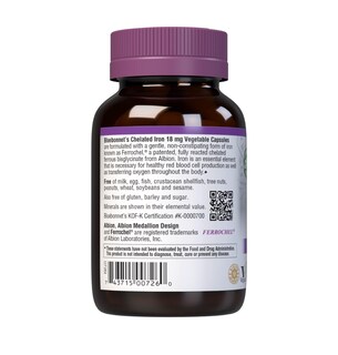 Foto 3 | Foto 3 | Suplemento Bluebonnet Nutrition De Hierro Quelado 18 Mg 90 Cápsulas - Venta Internacional.