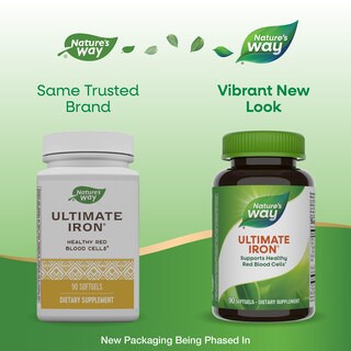 Foto 3 | Foto 3 | Suplemento Nature's Way Ultimate Iron 90 Cápsulas Blandas - Venta Internacional.