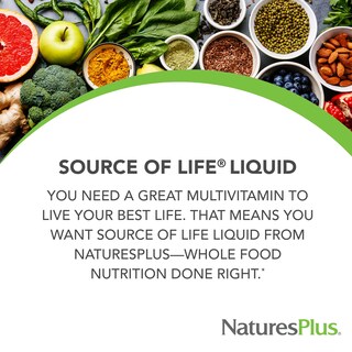 Foto 3 | Foto 3 | Suplemento Líquido Source Of Life De Natures Plus, 887 Ml - Venta Internacional.