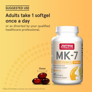 Foto 7 | Foto 7 | Suplemento De Vitamina K2 Jarrow Formulas Mk-7 90 Mcg 60 Cápsulas Blandas - Venta Internacional.