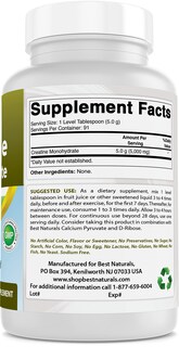 Foto 6 | Foto 6 | Polvo De Monohidrato De Creatina Supplement Best Naturals, 454 G - Venta Internacional.