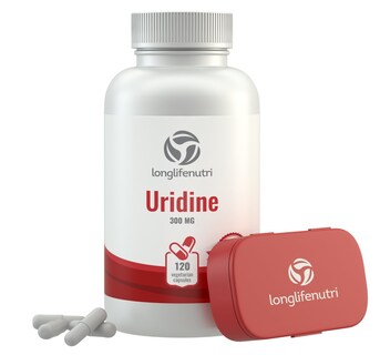 Foto 1 | Foto 1 | Suplemento Longlife Nutri, Monofosfato De Uridina, 300 Mg, 120 Cápsulas - Venta Internacional.
