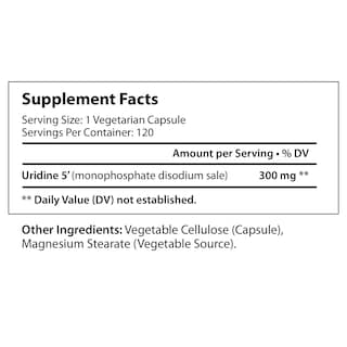 Foto 2 | Foto 2 | Suplemento Longlife Nutri, Monofosfato De Uridina, 300 Mg, 120 Cápsulas - Venta Internacional.