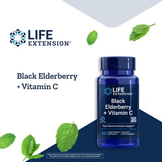 Foto 3 | Foto 3 | Suplemento Life Extension Con Saúco Negro Y Vitamina C - Venta Internacional.