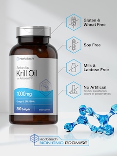 Foto 5 | Foto 5 | Suplemento De Aceite De Krill Antártico Horbäach 1000 Mg 300 Cápsulas Blandas - Venta Internacional.