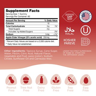 Foto 5 | Foto 5 | Gomitas De Vinagre De Manzana Zahler Detox Support 60 Unidades - Venta Internacional.