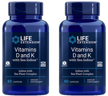 Foto 4 | Foto 4 | Vitaminas D Y K Con Yodo Marino 60 Cápsulas - Venta Internacional.