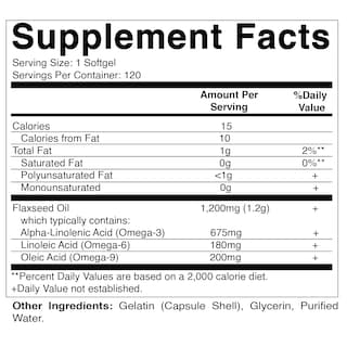 Foto 5 | Foto 5 | Suplemento De Aceite De Linaza Vitamático 1200 Mg 120 Cápsulas Blandas X2 - Venta Internacional.