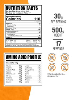 Foto 2 | Foto 2 | Proteína De Caseína En Polvo Bulksupplements.com Micelar 500 G - Venta Internacional.