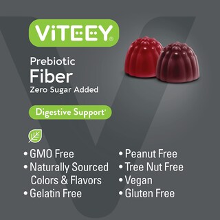 Foto 5 | Foto 5 | Suplemento De Fibra Gummies Viteey Prebiotic 4g Para Adultos - Venta Internacional.