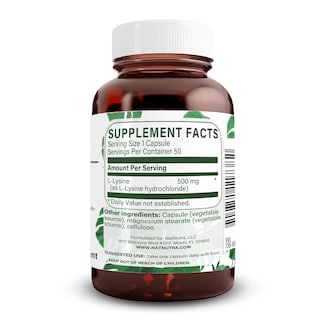 Foto 2 | Foto 2 | Suplemento Natural Nutra L Lisina Hcl 500 Mg 50 Cápsulas - Venta Internacional.