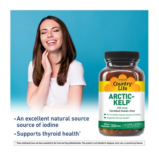 Foto 2 | Foto 2 | Suplemento Country Life Arctic-kelp 225 Mcg Vegano 300 Comprimidos - Venta Internacional.