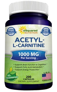 Foto 1 | Foto 1 | Suplemento De Acetil L-carnitina De Squared Nutrition, 1000 Mg - Venta Internacional.