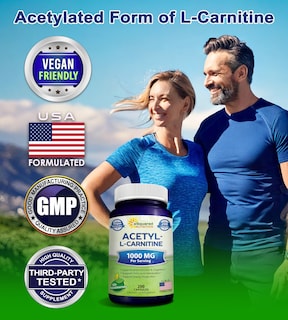 Foto 2 | Foto 2 | Suplemento De Acetil L-carnitina De Squared Nutrition, 1000 Mg - Venta Internacional.