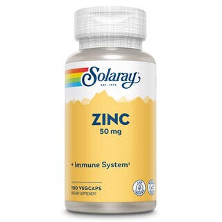 Foto 1 | Foto 1 | Suplemento Solaray Zinc 50 Mg Para Apoyo Inmunológico, 100 Cápsulas - Venta Internacional.