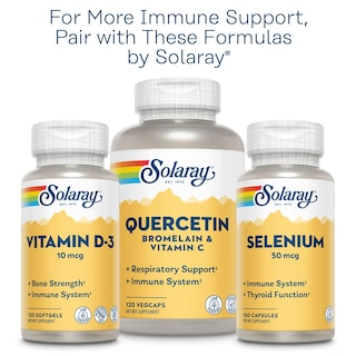 Foto 6 | Foto 6 | Suplemento Solaray Zinc 50 Mg Para Apoyo Inmunológico, 100 Cápsulas - Venta Internacional.