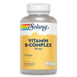 Foto 1 | Foto 1 | Suplemento Del Complejo De Vitamina B Solaray, 50 Mg, 250 Cápsulas Vegetales - Venta Internacional.