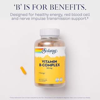 Foto 3 | Foto 3 | Suplemento Del Complejo De Vitamina B Solaray, 50 Mg, 250 Cápsulas Vegetales - Venta Internacional.