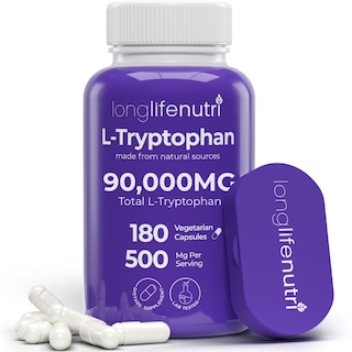 Foto 1 | Foto 1 | Suplemento Longlifenutri L-triptófano 500 Mg 180 Cápsulas - Venta Internacional.